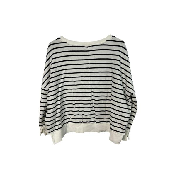 Amuse Society Stripe Boxy Slouchy Sweater S Coastal‎ Chic Beachy Layer - Picture 2 of 4